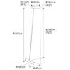 Yamazaki Jitsugyo (Yamazaki) Slim Coat Hanger Frame White Approx. W38.5 X D47 X H162cm Frame Frame Just Lean It Up and Convenient for Hanging Clothes
