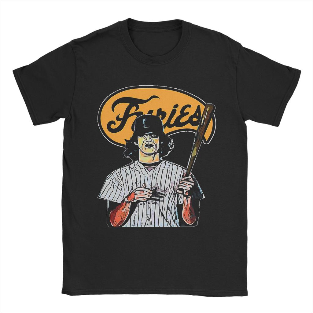 Футболка The Warriors Baseball Furies Мужская Женская Юмор 100% Хлопок Футболки Круглый Вырез Короткий Рукав Футболки Оригинальная Одежда