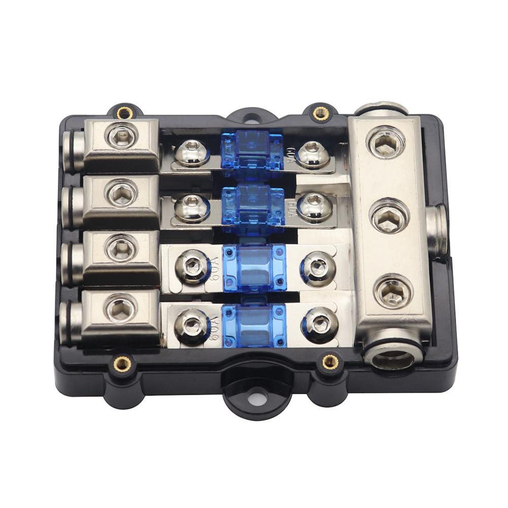 Mini Fuse Holder Stereo Audio ANL Fuse Holder Power Distribution Block Fuse Box Car Audio Modification