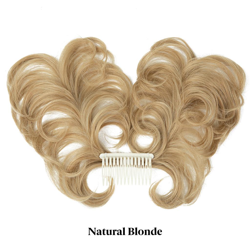 Wigs, Hair Rings, Women'S Balls, Adjustable Plug-In Comb, Fluffy Lazy Disc Hair Artifact, Wig Short Ponytail.