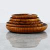 Japanese Wild Jujube Wood Fruit Dish Whole Wood Fruit Plate Snack Wood Dish Round Wooden Plate