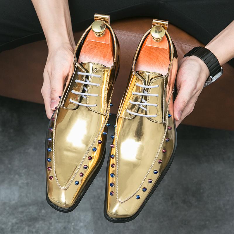 Мужские туфли класса люкс премиум-бренда, мужские туфли челси, золотые мужские профессиональные деловые кожаные туфли, мужские официальные туфли
