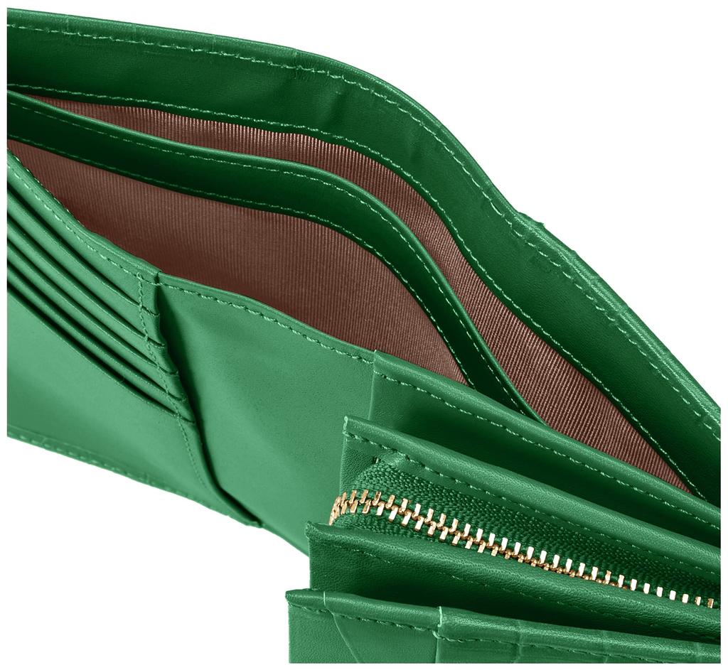Lanvin Collection La Mer Purse Bifold Wallet 65-6713 Green
