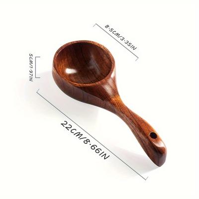 1 шт. ложка с короткой ручкой - идеально подходит для измерения, зачерпывания и сервировки крупы, муки и супа