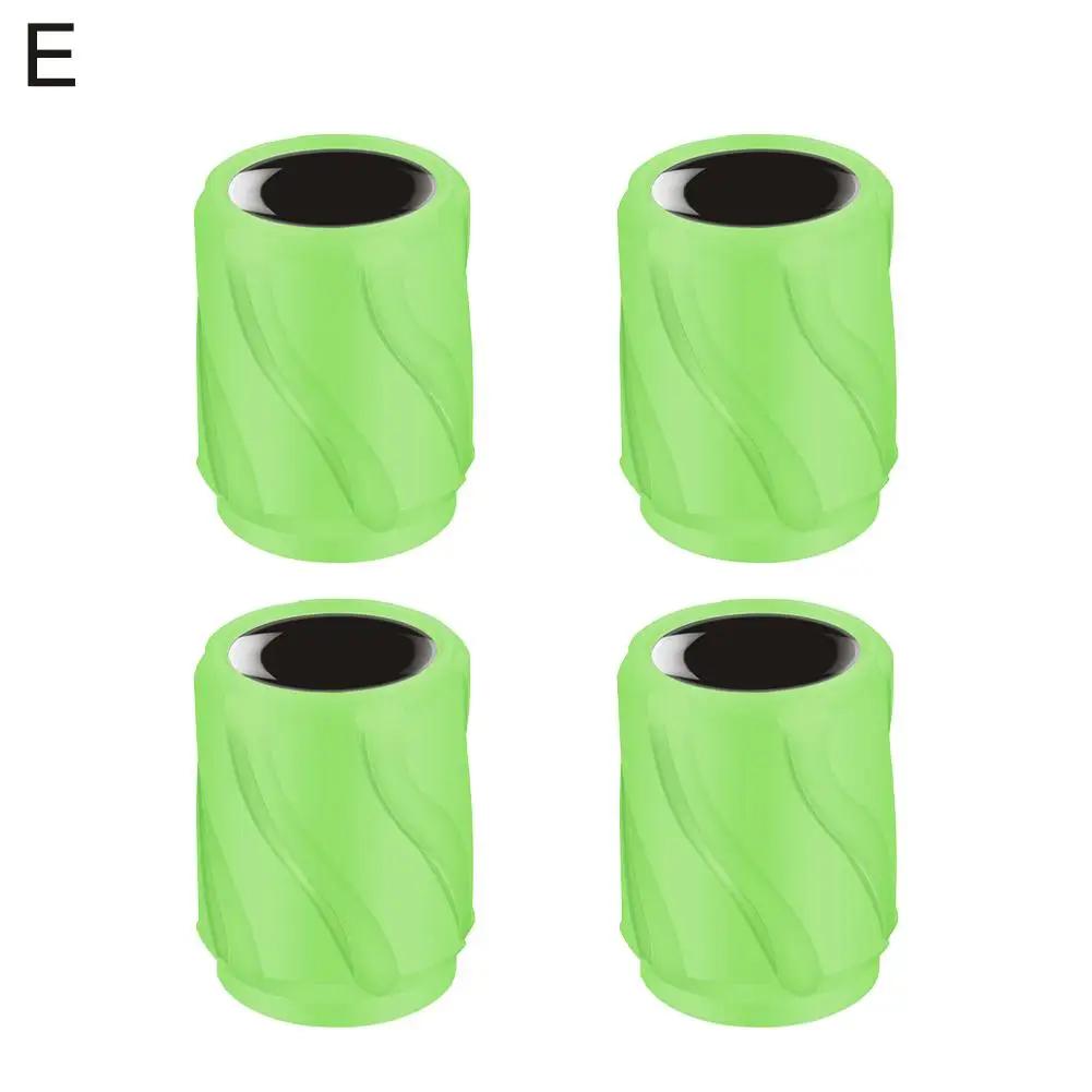 Светящиеся колпачки клапанов, флуоресцентные, светящиеся ночью для автомобилей, мотоциклов, велосипедов, колес, шин, ступиц, штоков клапанов, декоров, доступ R0V6