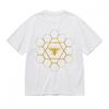 Women's Comfortable Breathable Classic T-Shirt Bee And Honeycomb Graphic Tee