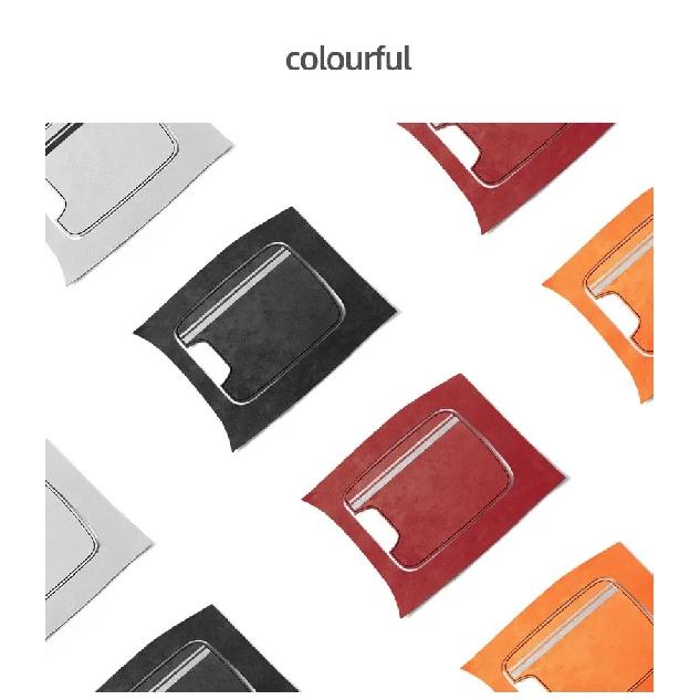 Car Interior Center Console Panel Trim Sticker for Mercedes W206 C Class C200 C220 C260 C300 C180 Made of Alcantara Accessories