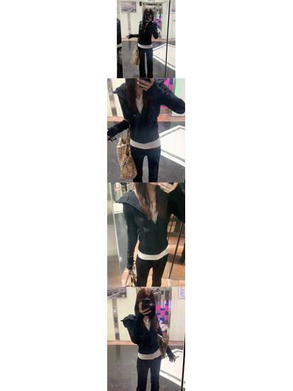 Spot Black Slim Fit Waist-Cinched Hooded Sweatshirt for Women, Autumn New Style, Slimming & Versatile Fall Wear.