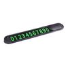 Metal Alloy Phone Number Card Luminous Hidden Car Sticker New Car Sticker  Vehicle Accessories