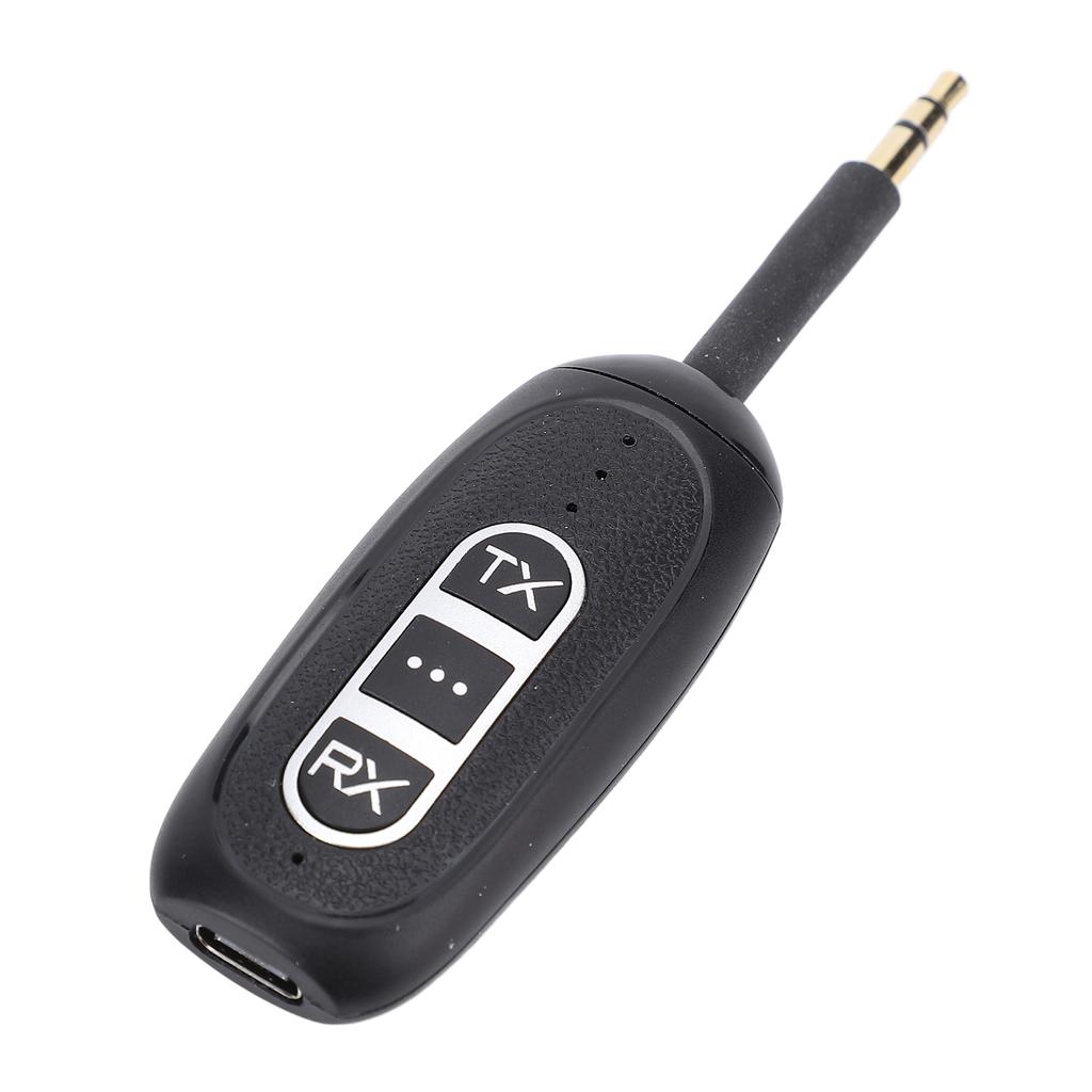 Wireless Ble Adapter BT 5.4 Low Latency Receive Transmit Adapter with 3.5mm AUX Jack for Phone