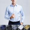 Stretch Shirt Men's Long-sleeved Slim-fit Non-iron Business Casual White Professional Wear Formal Wear Korean Version of The Pocket-free Shirt