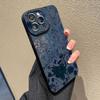 Gray Base Blue-Purple Floral Phone Case For Xiaomi Redmi Note 14 4G Cases Redmi Note 13 12 Pro Plus 12S 11 10 14C 13C 12C Cover