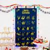 Hangable Fabric Advent Calendar with 24 Pockets - 24 Day Christmas Countdown Bag for Candy Chocolate, for Bedroom, Nursery Decor