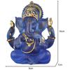 God Statues- Resin India Sculpture Fengshui Lucky Wealth Hindu Buddha Figurine Ornament for Office Car Home Decor Crafts