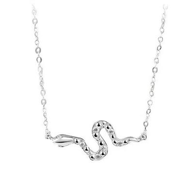Ожерелье Spirit Snake для женщин Niche Design Sense Little Snake Gift для девочек Clarbone Chain