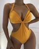 Women's Swimsuit Halter One Piece Bikini Tie Back Sexy Beach Swimwear Women