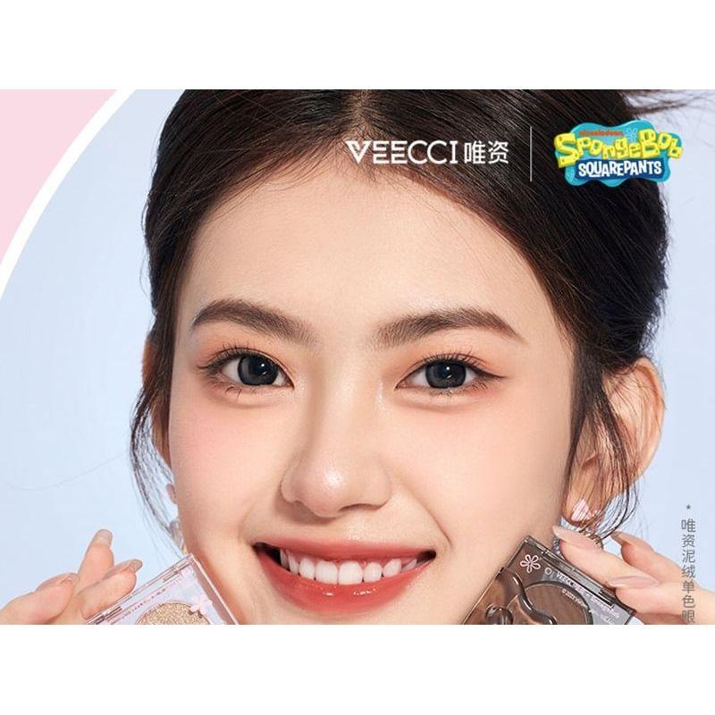 VEECCI - Блестящие тени-глина Спанч Боб Лимитированная коллекция - 4 цвета