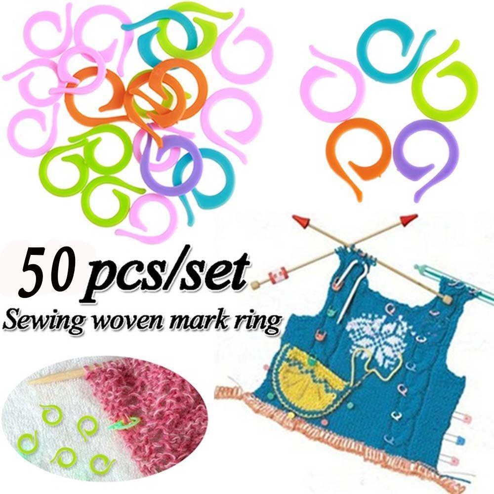 Mini 50PCS Crochet Clips Knitting Craftwork Knitting Clip Sewing Tools Markers Locking Stitch
