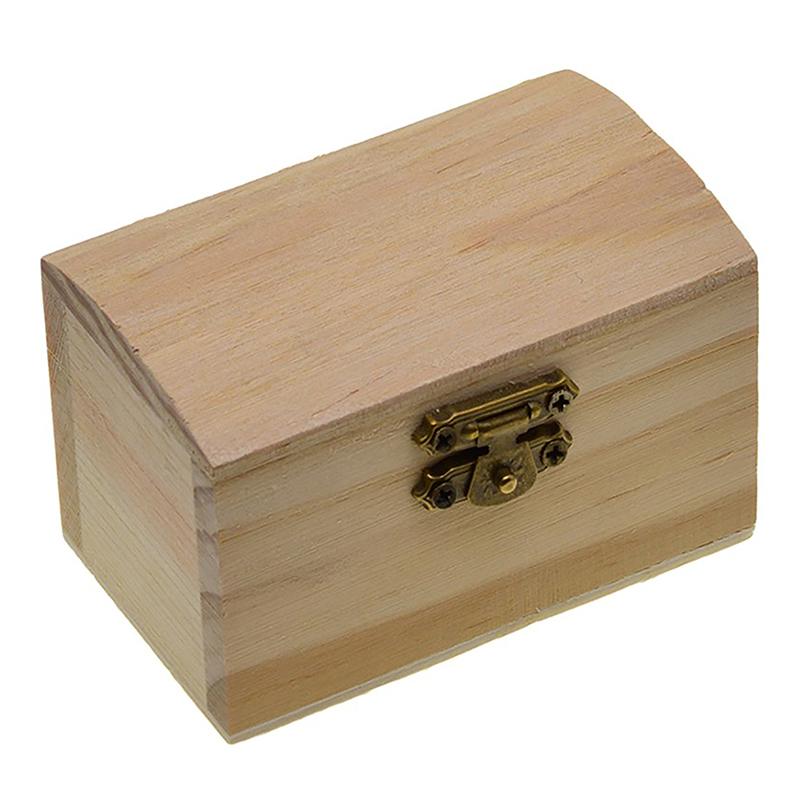 Пустая квадратная форма, незавершенная деревянная подарочная коробка для ювелирных изделий для детей, принадлежности для рукоделия, деревянная шкатулка из сосны, винтажный подарочный кошелек, ремесло