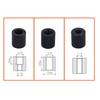 Black 1/4" To 3/8" Male To Female Thread Screw Mount Adapter Tripod Plate Screw Mount For Camera Flash Tripod Light Stand