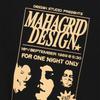 MAHAGRID Poster Sweatshirt Black(Mg2Dfmm446A)
