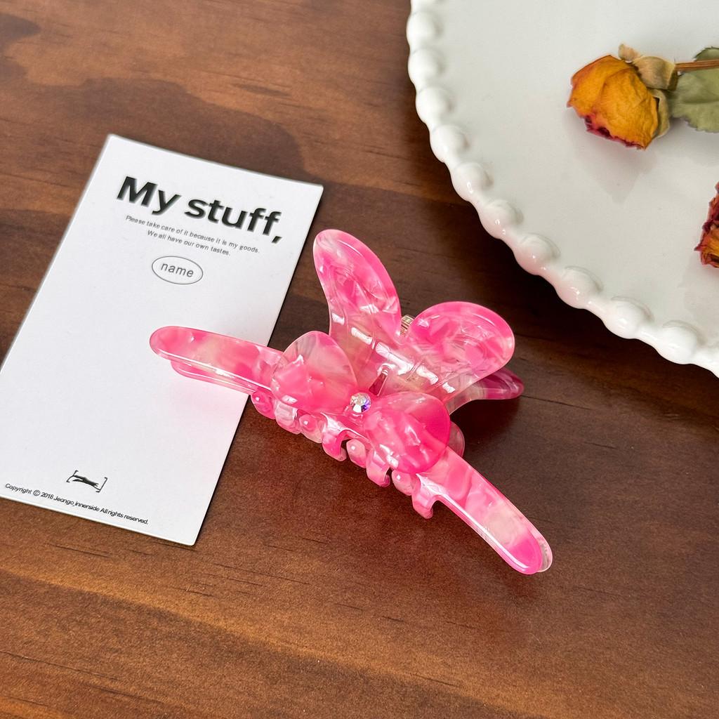 Очаровательная заколка для волос в корейском стиле с кроличьими ушками и сверкающими стразами разных цветов