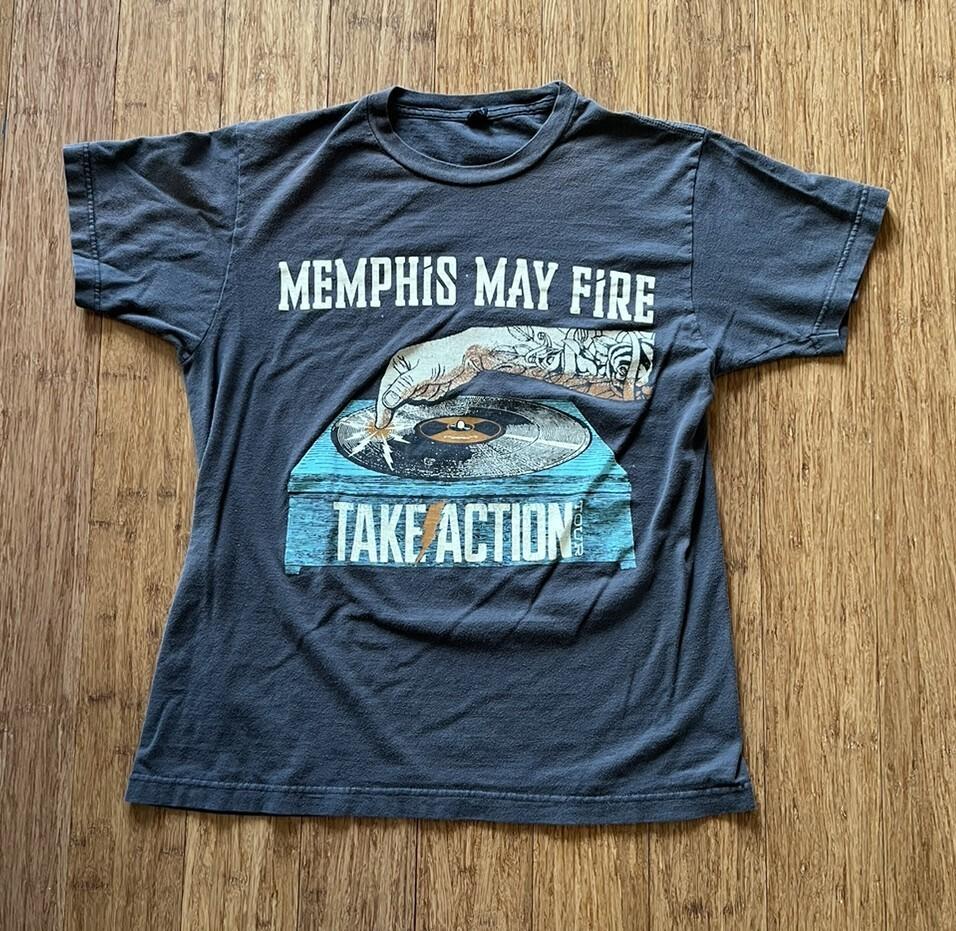 Memphis May Fire Рок-группа Take Action Tour 2015 Футболка S–5XL 2F1765