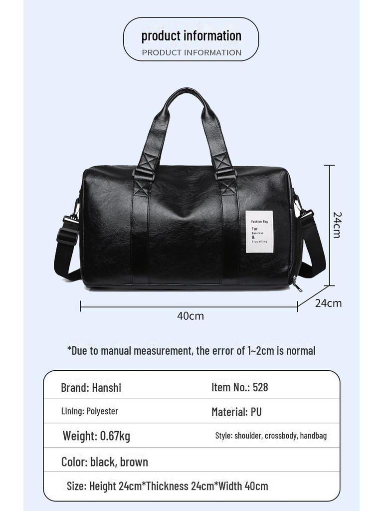 High-End Waterproof Travel Bag for Men & Women - Large-Capacity Fitness & Casual Shoulder Messenger Handbag