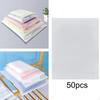 50 Pieces Frosted Zipper Bags Clothing Packaging Reclosable with Slider Closure