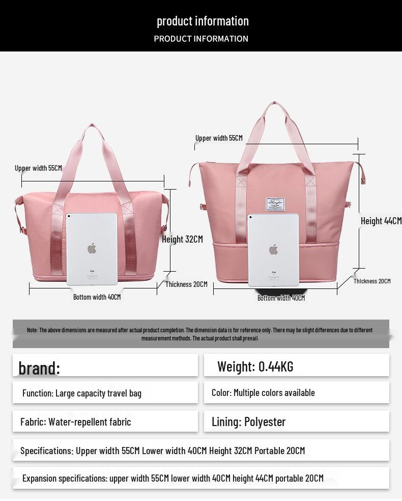 Versatile Travel Bag: Attachable To Suitcase or Handbag, Foldable, Large-capacity for Pre-pregnancy Storage, Luggage, or Travel.