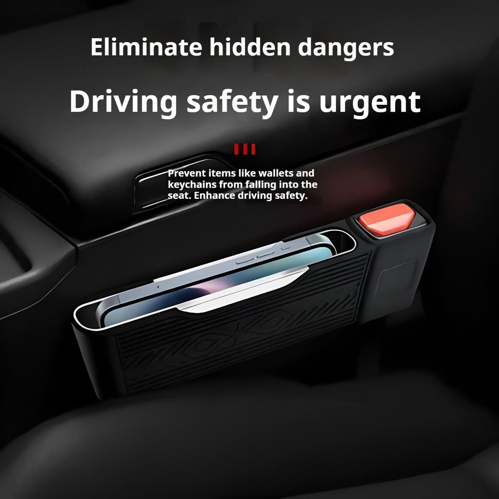 For BYD Denza B3 Fangchengbao Tai 3 Car Interior Seat Gap Storage Box Silicone Storage Box Safety Socket Protective Cover