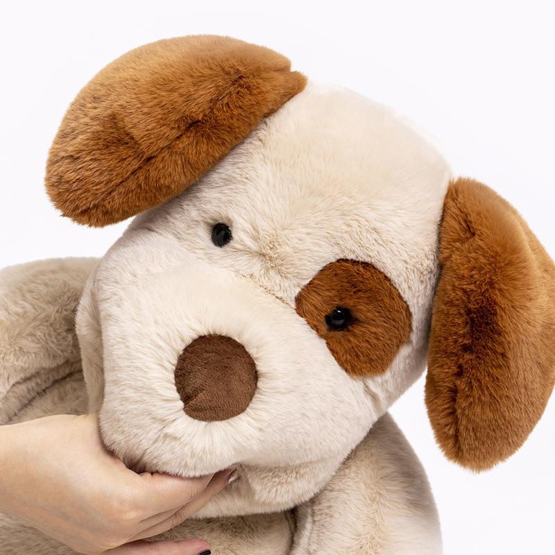 Кудрявая собачка, милая собачка, плюшевая игрушка, ловящая машина, тряпичная кукла, подарок