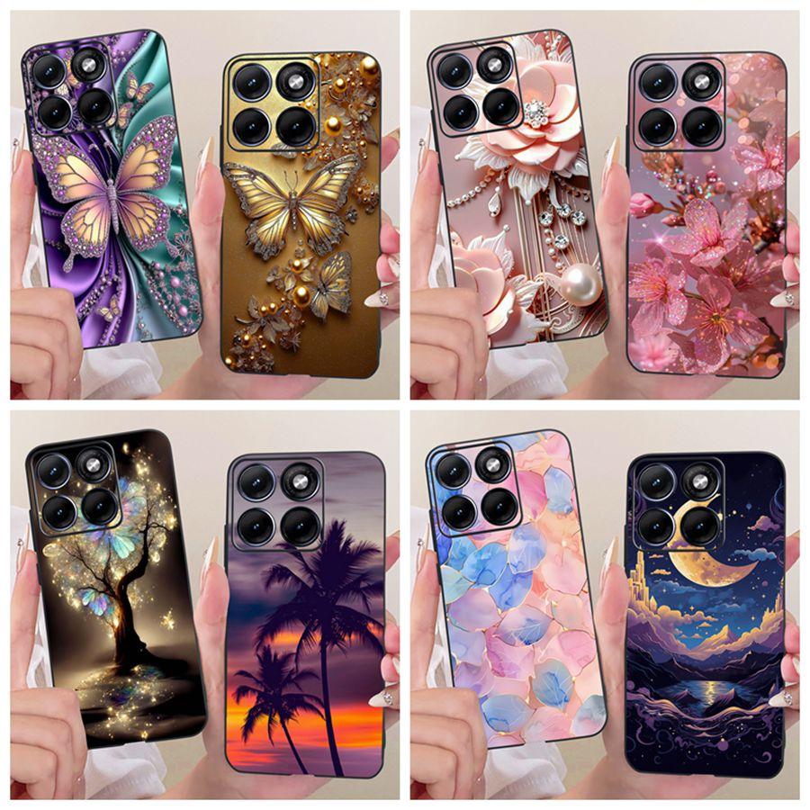 Case For Motorola Edge 70 Fusion Phone Cover Butterfly TPU Soft Silicone Cases For Moto Edge70 Fusion XT2605-1 Bumper 6.78''