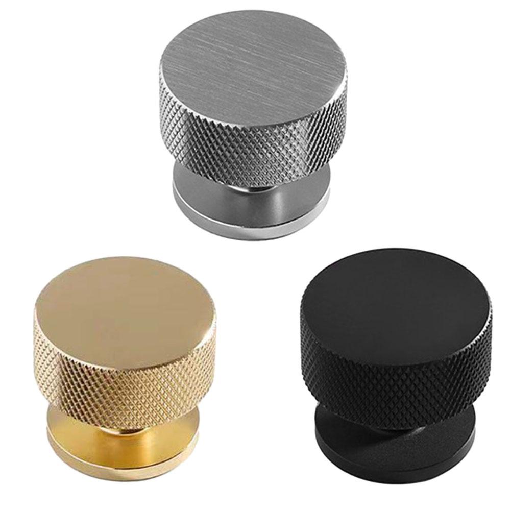 Cupboard Handle Drawer Gold Kitchen Door Knob Knurled