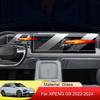 Для XPENG G9 -2024 Автомобильный GPS-навигационный экран Защитное стекло Пленка Дисплей приборной панели Закаленное стекло Наклейка Автомобильные внутренние аксессуары