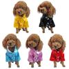 Pet PU Raincoat Dog Raincoat Small Medium Dog Reflective  Snowproof Puppy Clothes