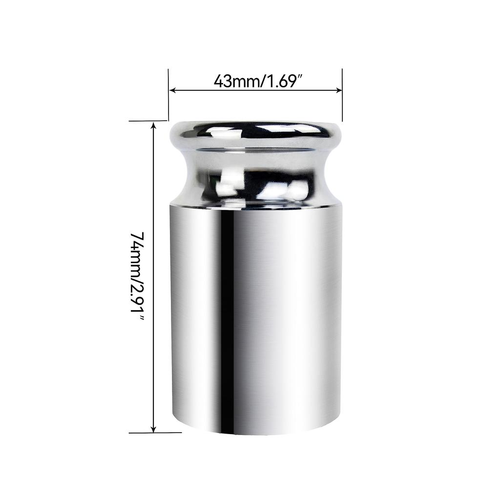 1 кг Одиночный вес для измерения и Высокоточные калибровочные гири для механиков Хромированные Калиброванные граммы M2 HFS(р) (1000г) Весы, Инструменты,