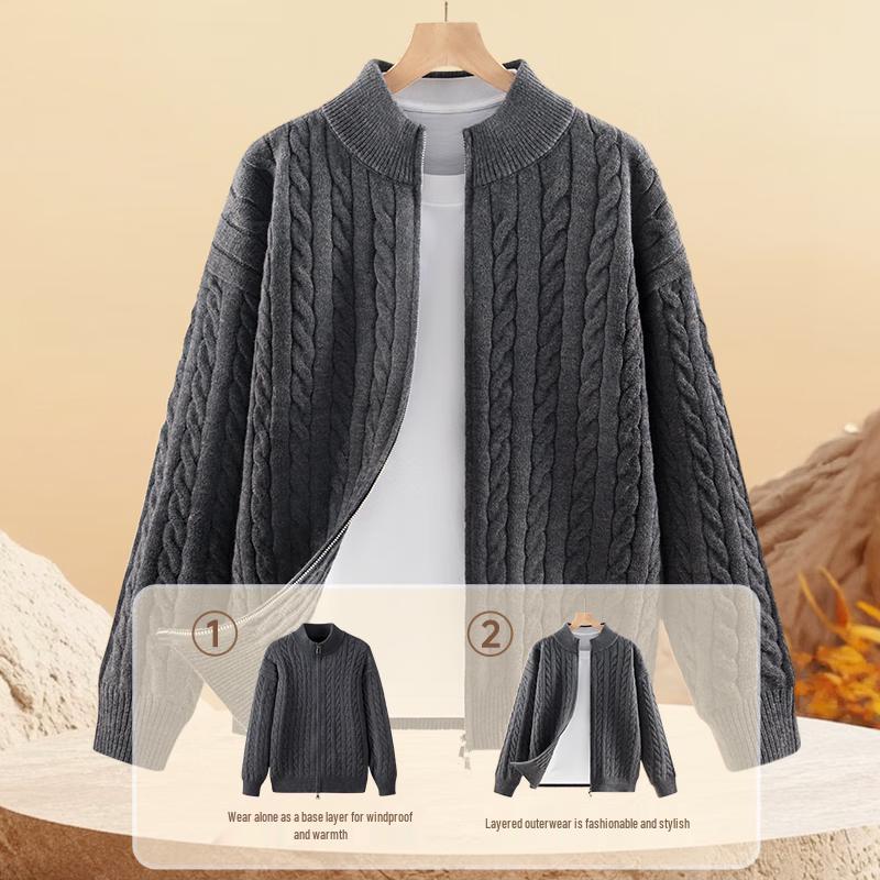 MINISO Мужской повседневный трикотажный кардиган с V-образным вырезом