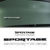 3D ABS Car Styling SPORTAGE Letter Logo Sticker Rear Bumper Tail Door Trunk Decal Auto Rear Emblem Decoration Accessories