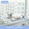 Ультрамягкий кошачий гамак-кровать на окно — уютное облачное место для сна кошек — надежно закреплено, идеально экономит место