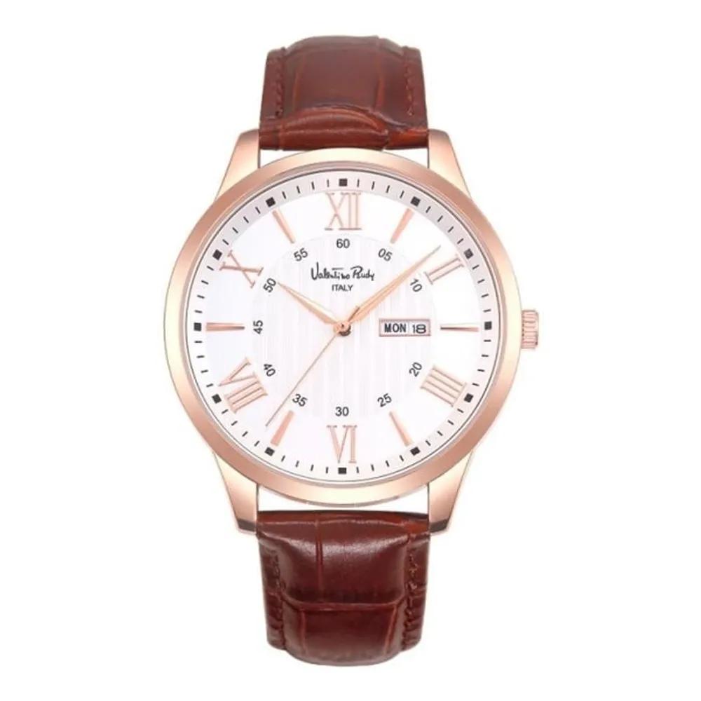 Valentino Rudy VR1126A-RGBR M Men's Leather Watch