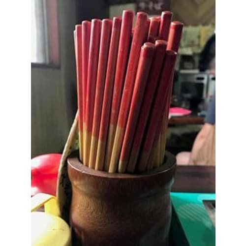 Bamboo lacquer chopsticks, 10 pairs x 5 packs