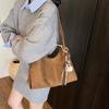 IELGY Ladies Tote Bag Suede Large Capacity Retro Underarm Bag