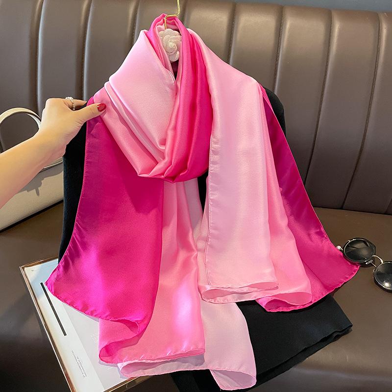 Women'S Elegant And Versatile Spring And Summer Sunscreen Autumn And Winter Warm Scarf Fashion Shawl Dual-Purpose