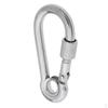 With Eyelet Carabiner Stainless Steel Key Ring Hooks for Outdoor Hiking Keychains