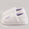 2025 New Non-slip Thick Sole Cotton Slippers for Men & Women - Warm Velvet, Indoor/Outdoor Comfort, Autumn/Winter