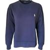 Polo Ss23 Solid Logo Embroidered Crewneck Sweatshirt Women Sweatshirt Navy-Blue 211817662-001