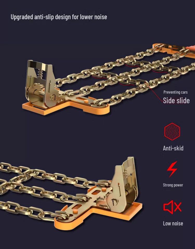 Compatible with Geely Emgrand and GS, protects tires without a jack, perfect for off-road SUVs and snow-covered terrains.