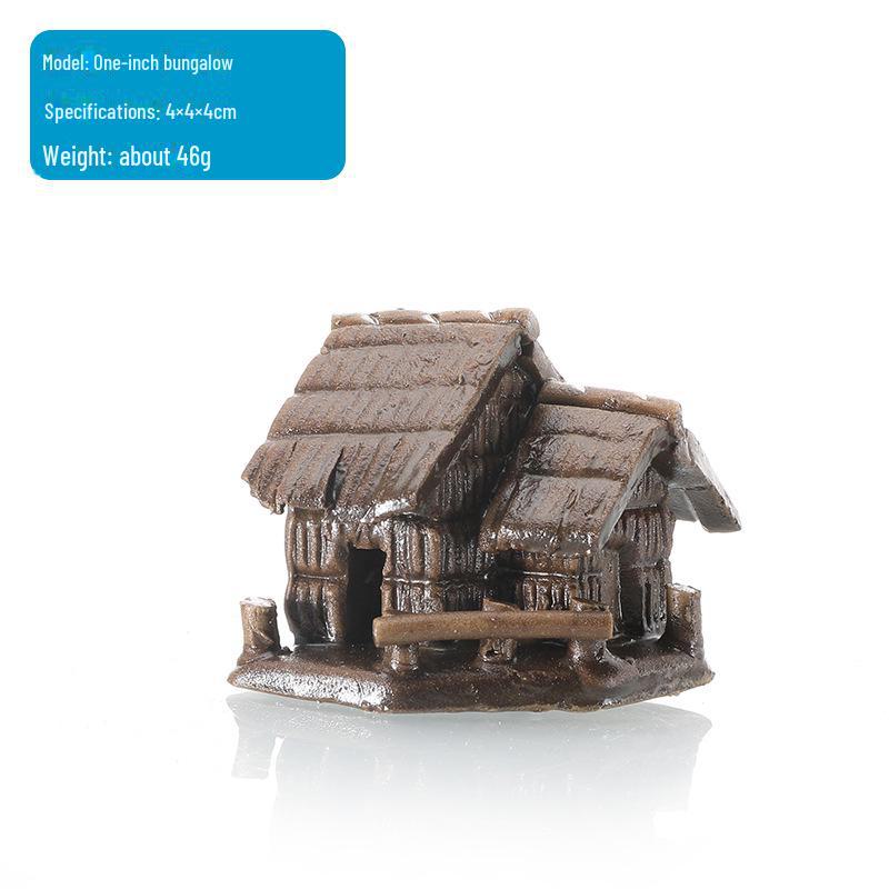 Керамическое украшение для аквариума: Каменный декор, впитывающий воду, для аквариумов, садов и бонсай – соломенных и бамбуковых домов.