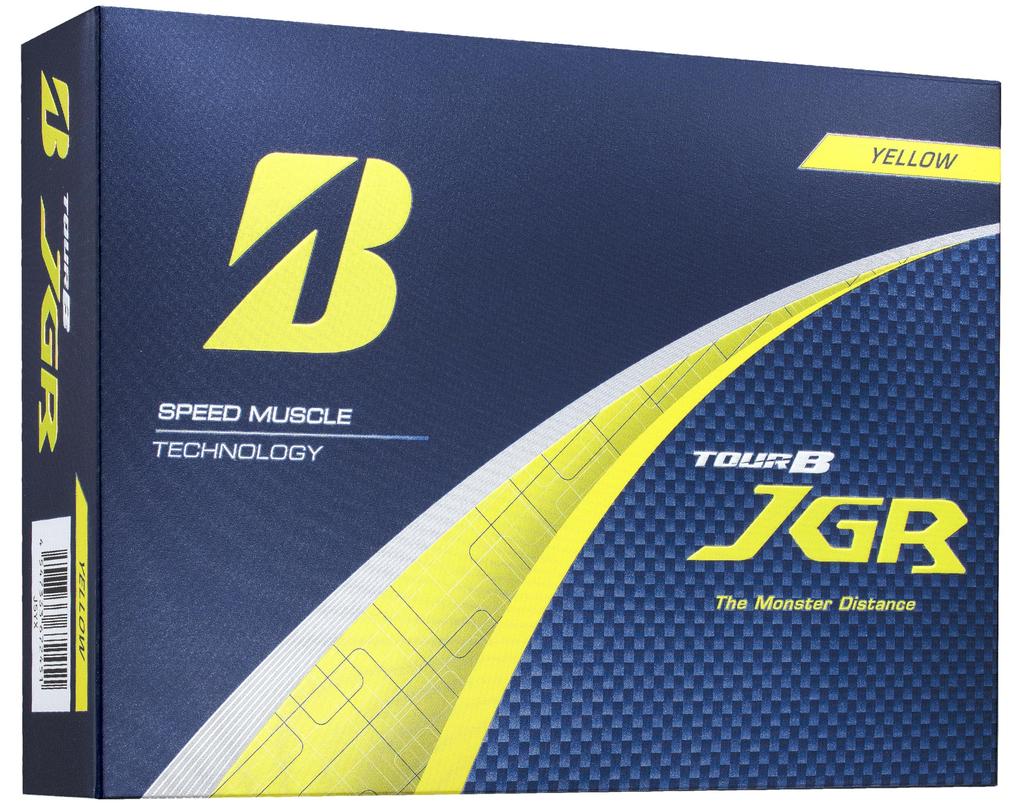 BRIDGESTONE TOUR B JGR Golf 2025 Pack of J5YX Balls, Model, 12, Yellow,